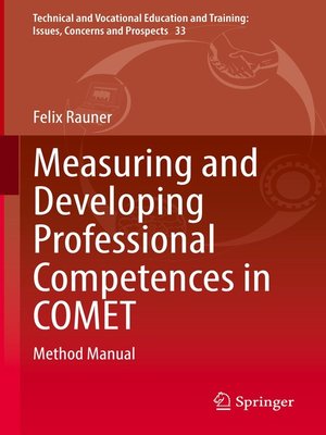 cover image of Measuring and Developing Professional Competences in COMET